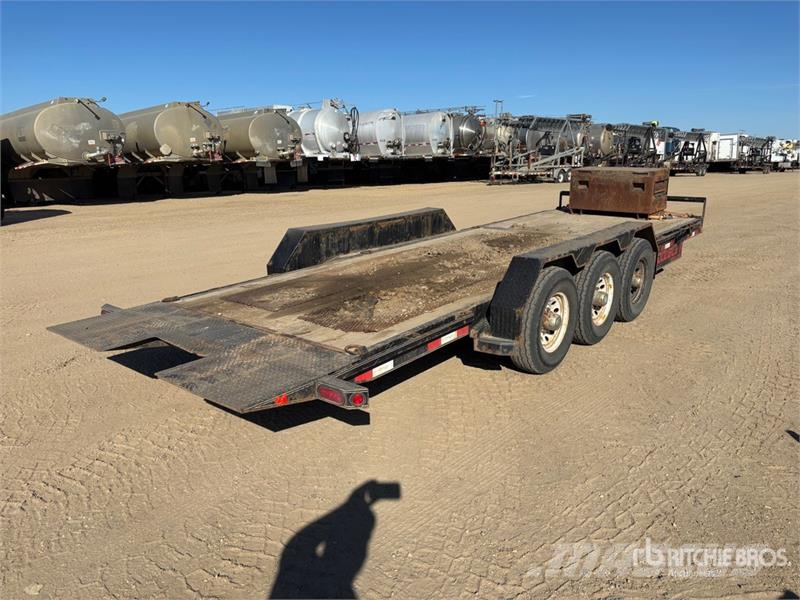 Double A 22 ft Tri/A Tilt Deck Trailer Remorque surbaissée