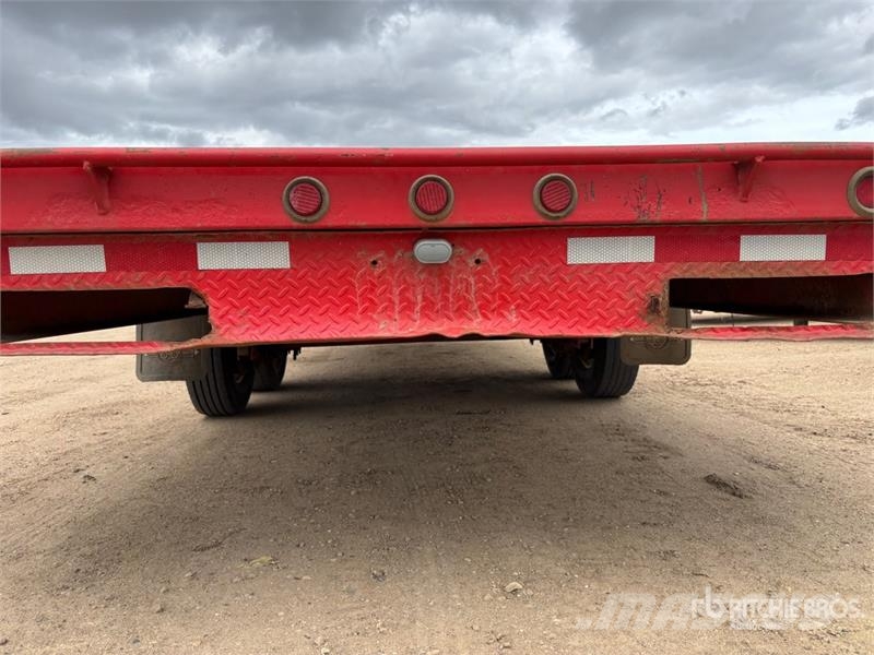  Double A 24 ft T/A Flatbed Trailer Planhengere