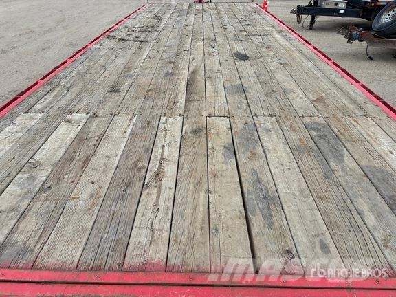  Double A 24 ft T/A Flatbed Trailer Planhengere