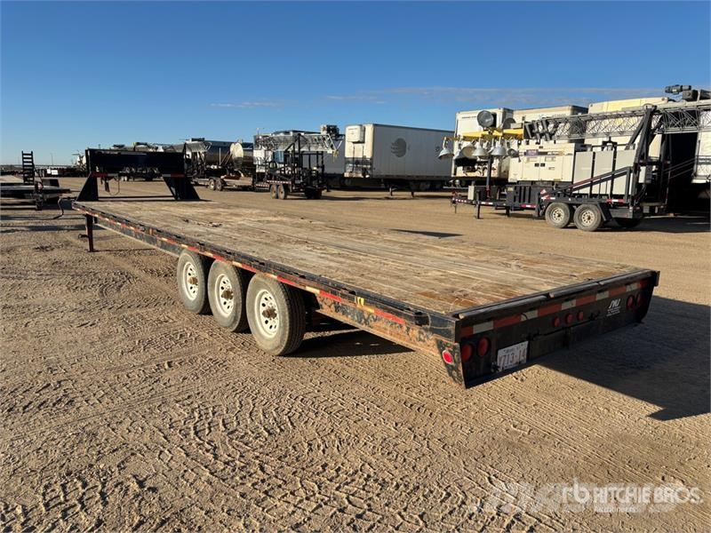 Double A 30 ft Tri/A Gooseneck Equipment Trailer Auto pārvadāšanas treileri