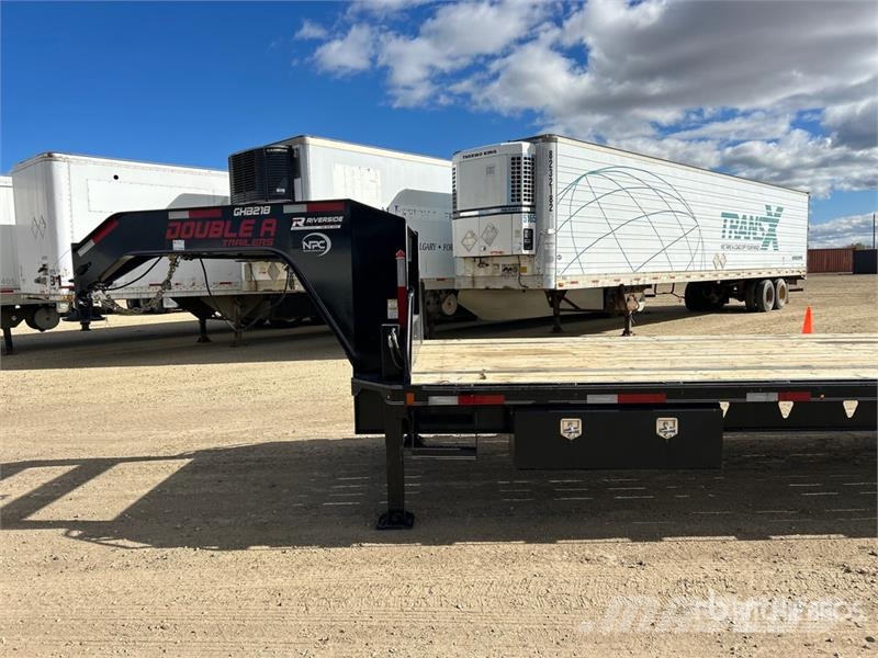 Double A GHB218-32 32 ft Tri/A Gooseneck Equipment Vehicle transport trailers
