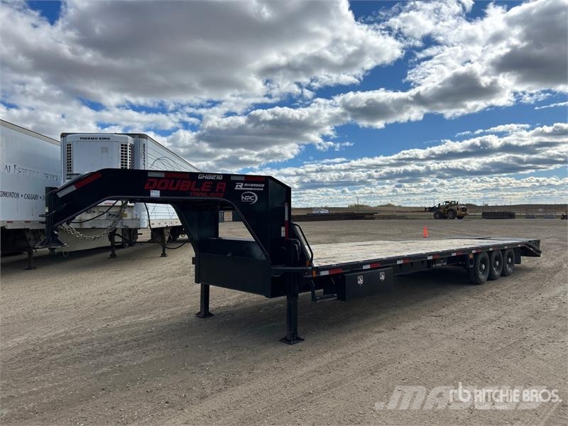 Double A GHB218-32 32 ft Tri/A Gooseneck Equipment Vehicle transport trailers
