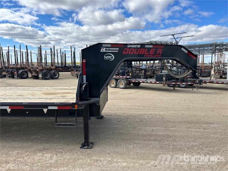Double A GHB218-32 32 ft Tri/A Gooseneck Equipment Vehicle transport trailers