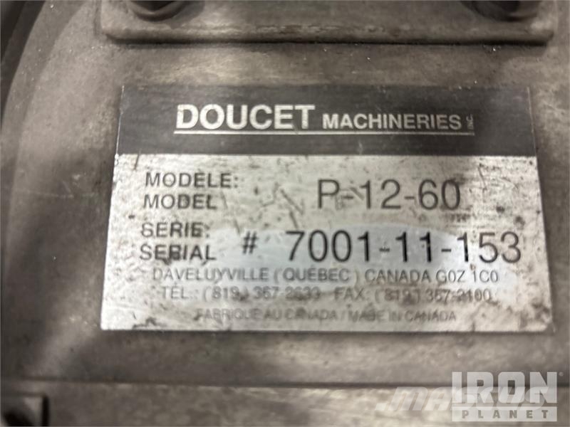 Doucet R-12-60 Electric Belt/Disc Grinder Utilaje construcții - Altele