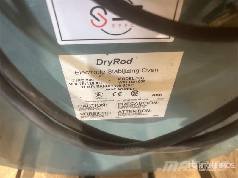 DryRod 16C Industrial Oven Ďalšie komponenty