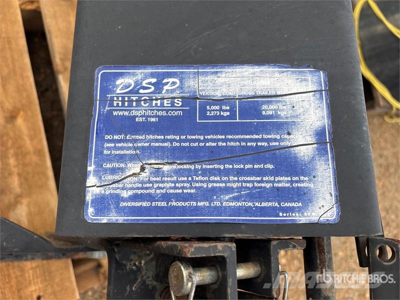 DSP Fifth Wheel Hitch Kiti naudoti statybos komponentai