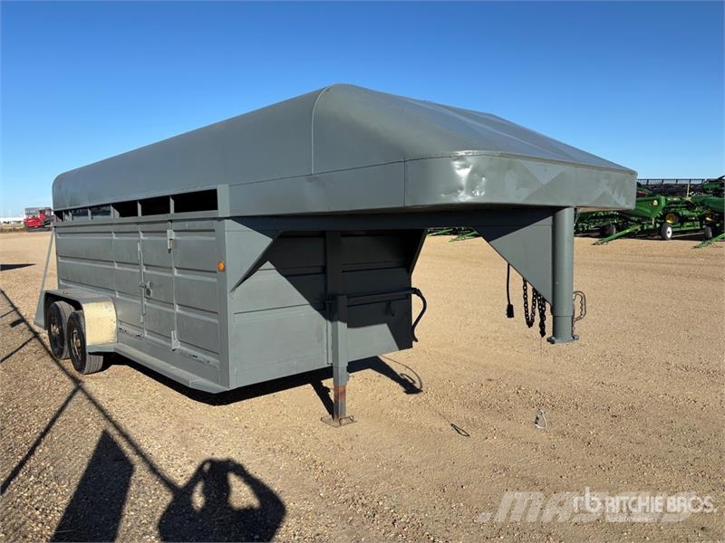 Duncan 16 ft T/A Gooseneck Livestock Trailer Dyretransport tilhenger