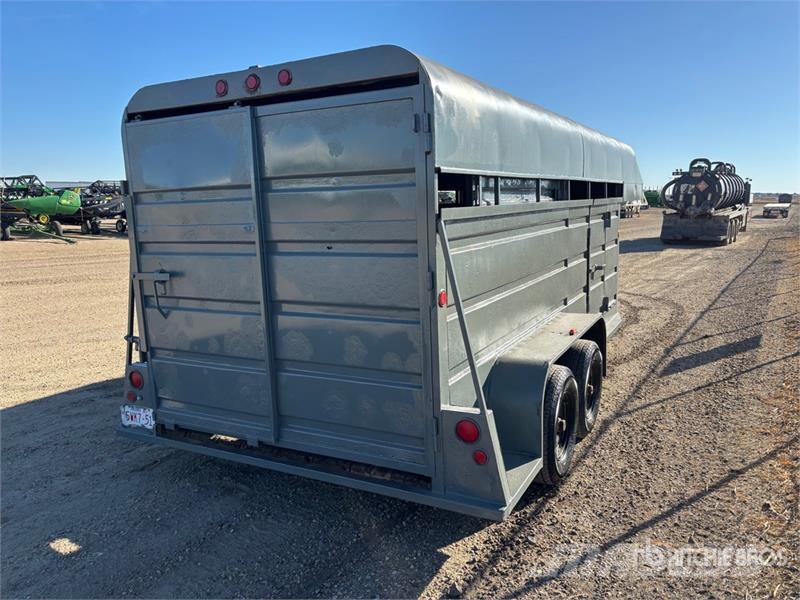 Duncan 16 ft T/A Gooseneck Livestock Trailer Dyretransport tilhenger