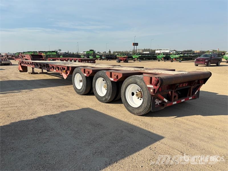  Dyna-Haul 30000 kg Tri/A Lowboy Trailer Nizki nakladalci