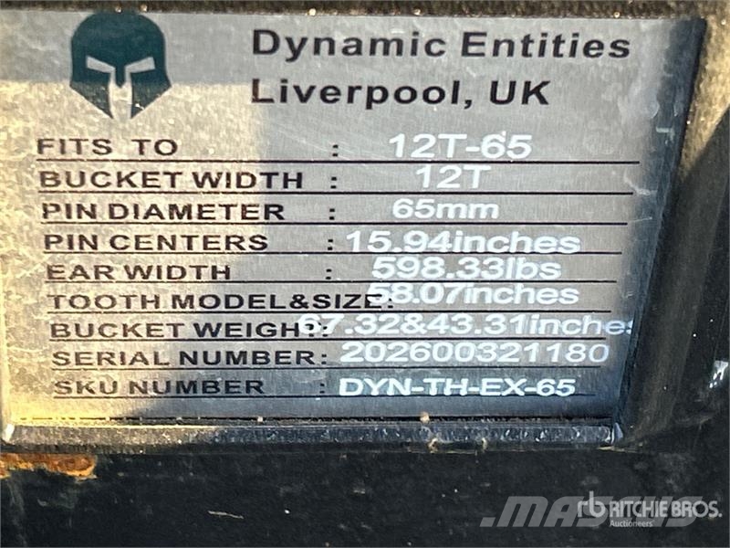 Dynamic 42 in Hydraulic Excavator Thumb - Fits 150/200 دلاء