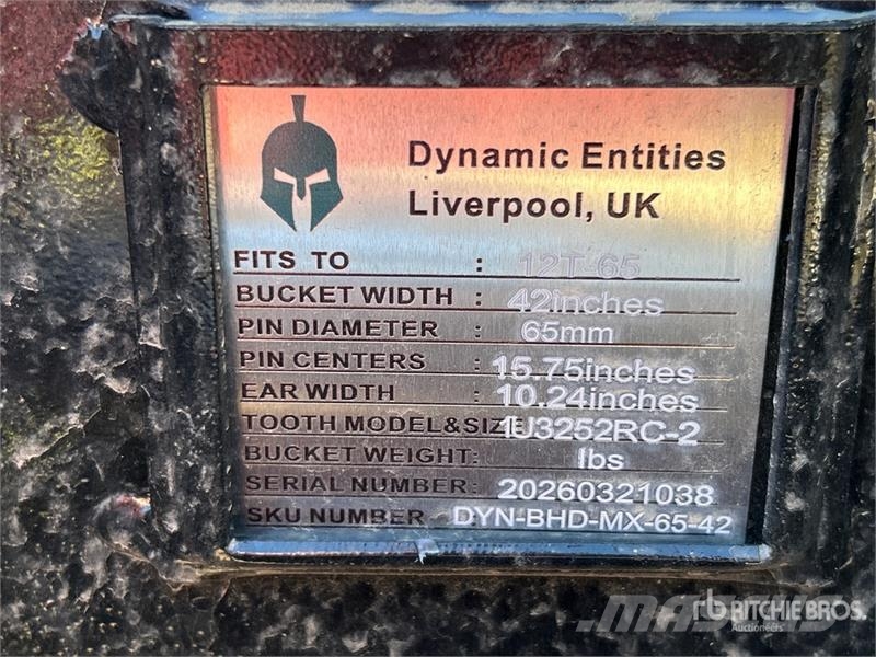 Dynamic Entities 120CL 42 in Excavator Bucket - Fits 65mm Κουβάδες