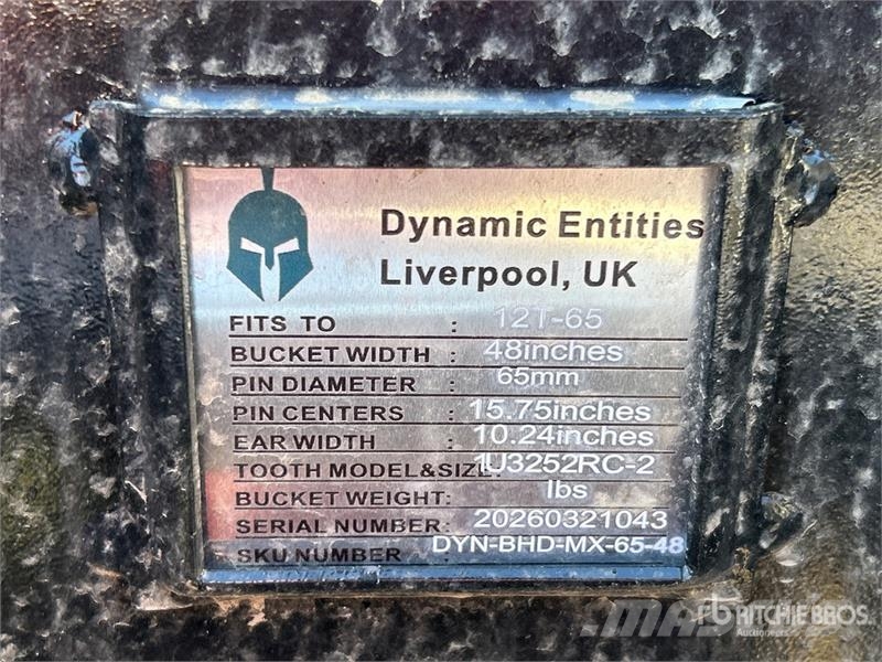 Dynamic Entities 200CL 48 in Excavator Bucket - Fits 80mm Skovle