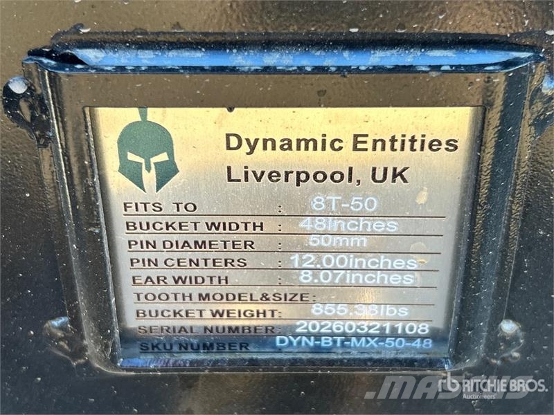 Dynamic Entities 80CL 48 in Excavator Bucket - Fits 50mm C Skovle