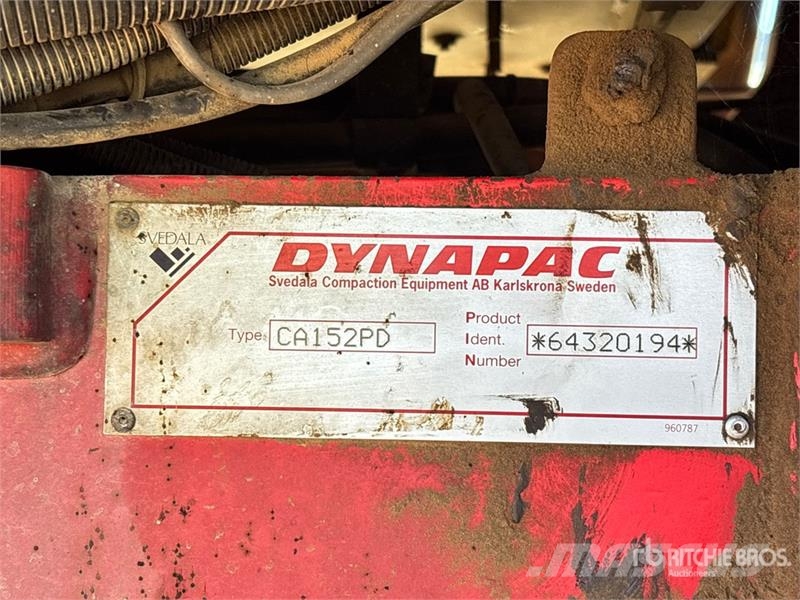 Dynapac CA152 Padfoot Drum Compactor Enkelt tromle