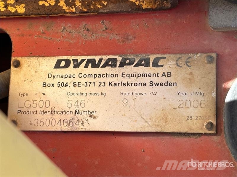 Dynapac LG500 Vibro ploče