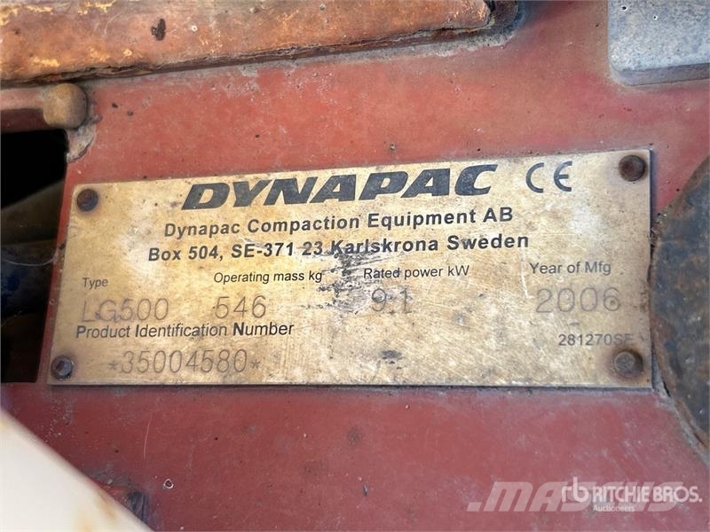 Dynapac LG500 Plate compactors