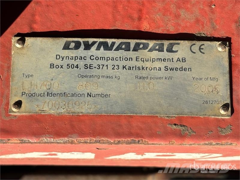 Dynapac Vibratory Plate Compactor 平板夯