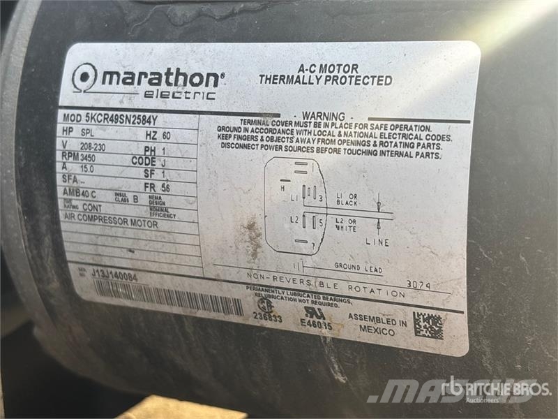 Eagle 12.5 cfm Electric 60 gal Air Compressor Kompressorit