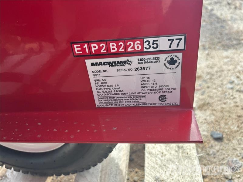 Easy-Kleen Magnum Gold Pressure Washer (Unused) Máquinas ligeiras de lavagem a pressão