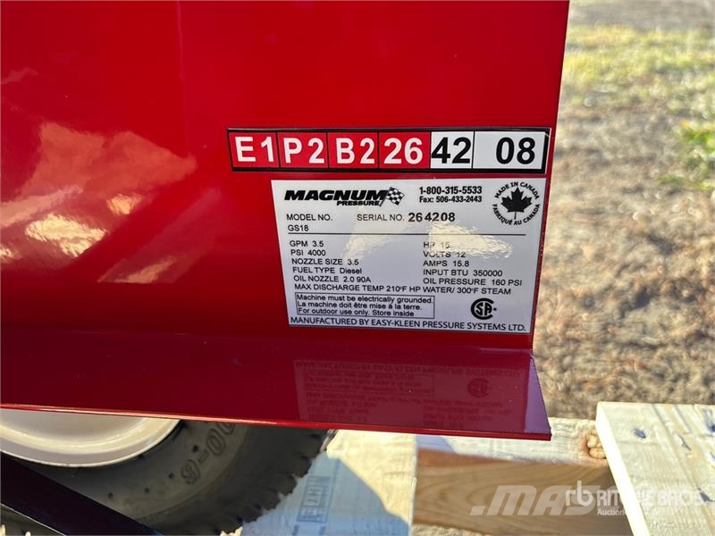 Easy-Kleen Magnum Gold Pressure Washer (Unused) معدات الغسل بالضغط الخفيف