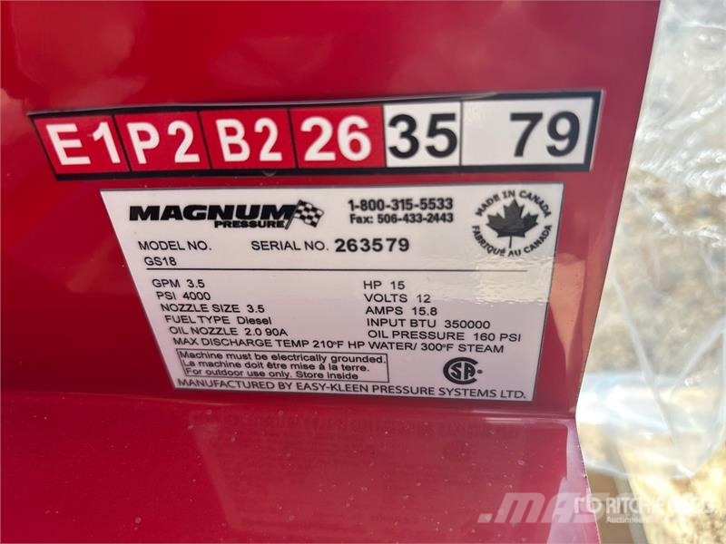 Easy-Kleen Magnum Gold Pressure Washer (Unused) Máquinas ligeiras de lavagem a pressão