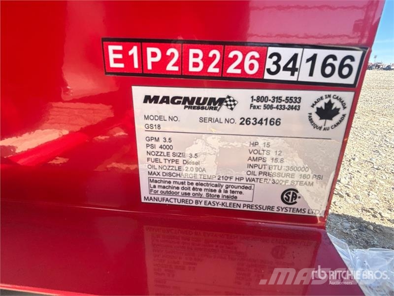 Easy-Kleen Magnum Gold Pressure Washer (Unused) Мойки низкого давления