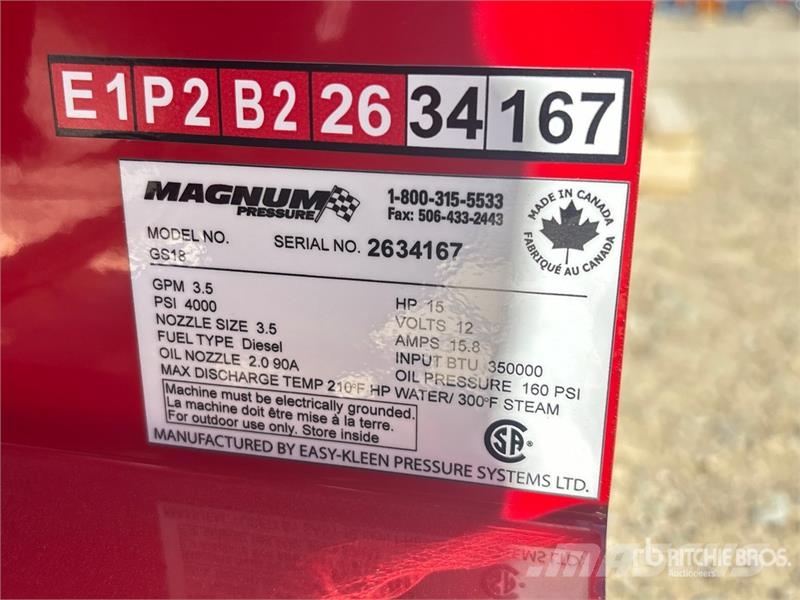Easy-Kleen Magnum Gold Pressure Washer (Unused) Мойки низкого давления