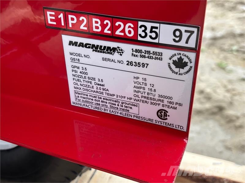 Easy-Kleen Magnum Gold Pressure Washer (Unused) Máquinas ligeiras de lavagem a pressão