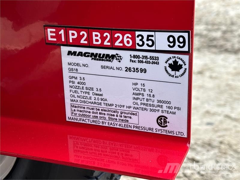 Easy-Kleen Magnum Gold Pressure Washer (Unused) Máquinas ligeiras de lavagem a pressão