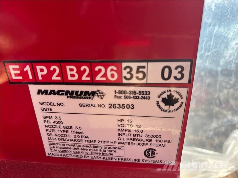 Easy-Kleen Magnum Gold Pressure Washer (Unused) Nízkotlakové myčky
