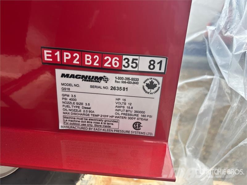 Easy-Kleen Magnum Gold Pressure Washer (Unused) Máquinas ligeiras de lavagem a pressão