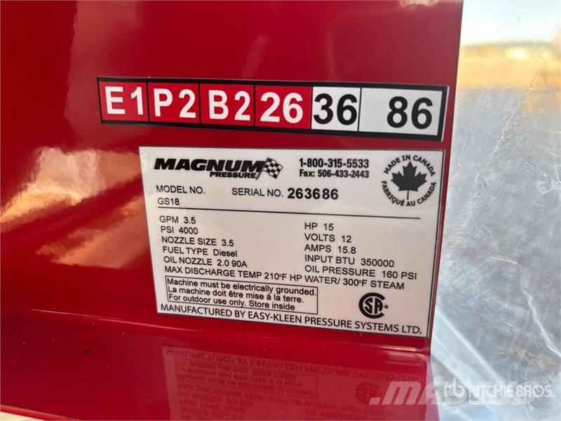 Easy-Kleen Magnum Gold Pressure Washer (Unused) Nízkotlakové myčky