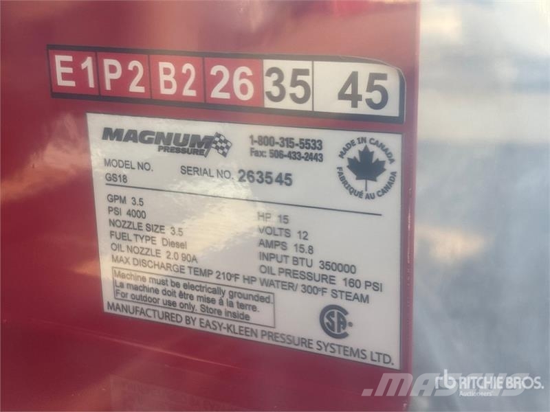 Easy-Kleen Magnum Gold Pressure Washer (Unused) Nízkotlakové myčky