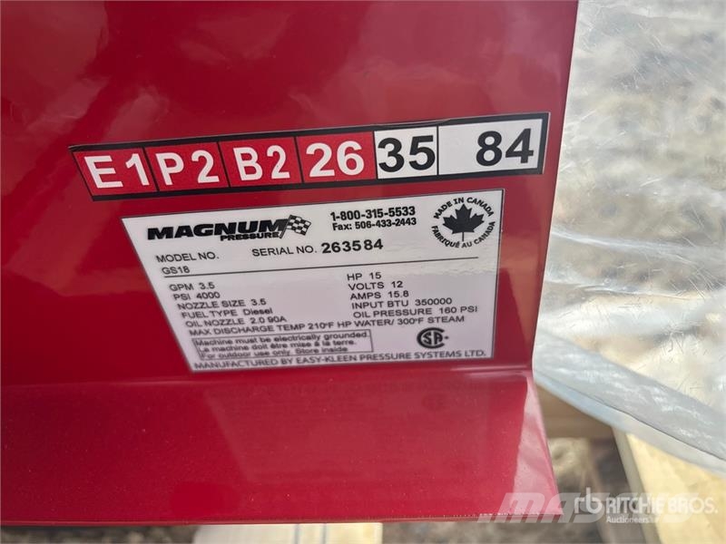 Easy-Kleen Magnum Gold Pressure Washer (Unused) Máquinas ligeiras de lavagem a pressão