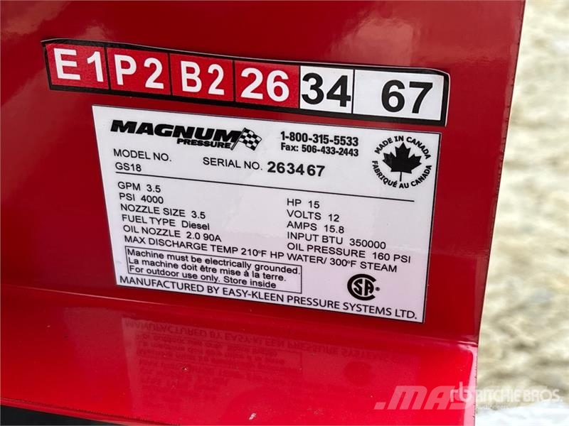 Easy-Kleen Magnum Gold Pressure Washer (Unused) Máquinas ligeiras de lavagem a pressão