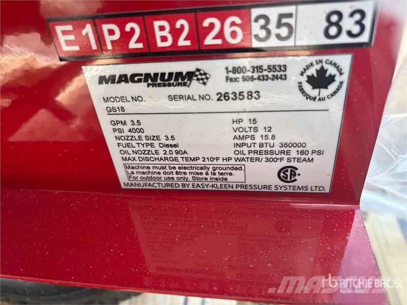 Easy-Kleen Magnum Gold Pressure Washer (Unused) Máquinas ligeiras de lavagem a pressão