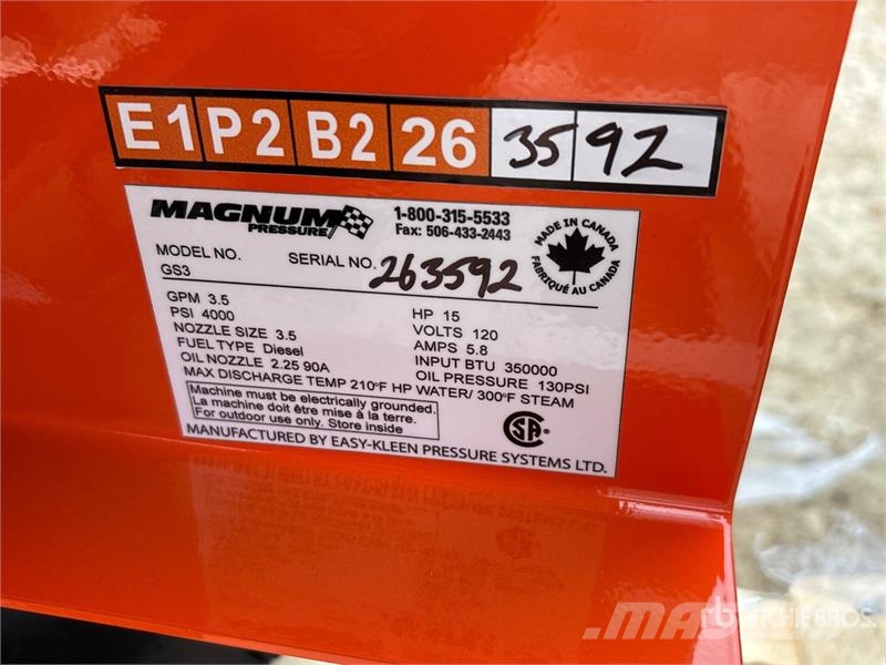 Easy-Kleen Magnum Plus Pressure Washer (Unused) Máquinas ligeiras de lavagem a pressão