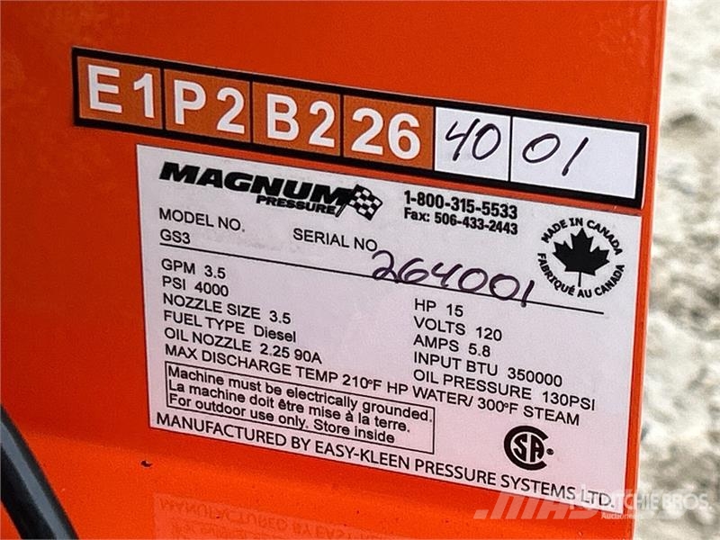 Easy-Kleen Magnum Plus Pressure Washer (Unused) Lagedrukreinigers