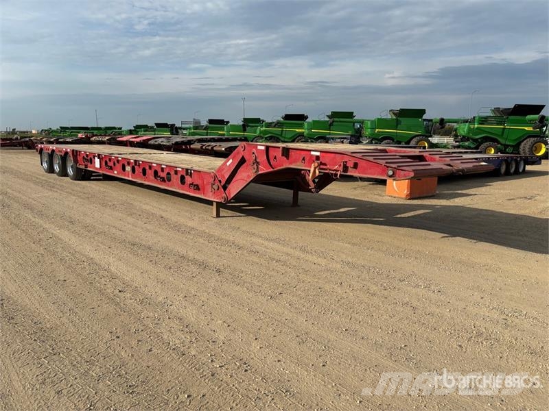 Edmonton Trailer 53 ft Tri/A Folding Neck Trailer Pranchas / Carrega-tudo
