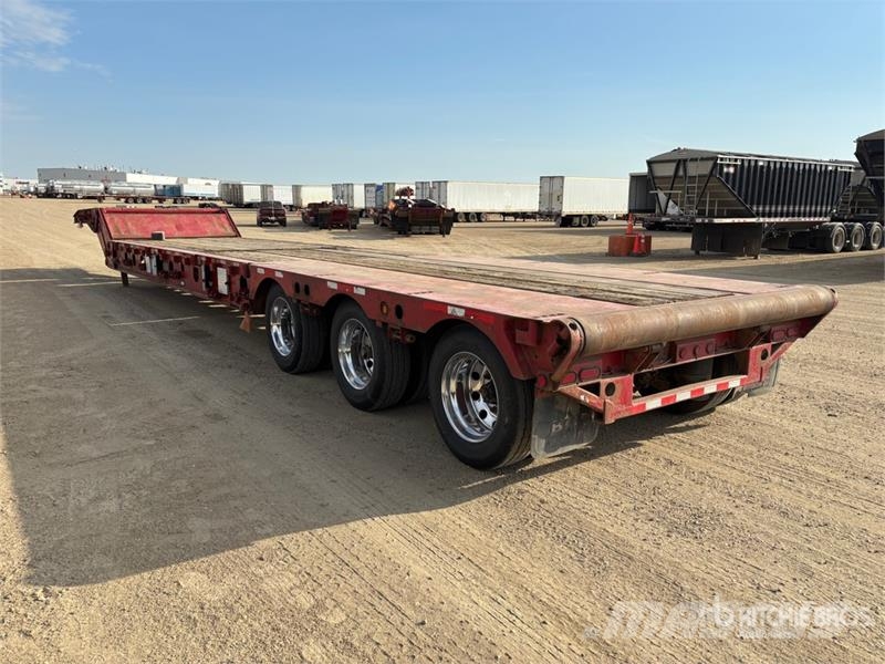 Edmonton Trailer 53 ft Tri/A Folding Neck Trailer Pranchas / Carrega-tudo
