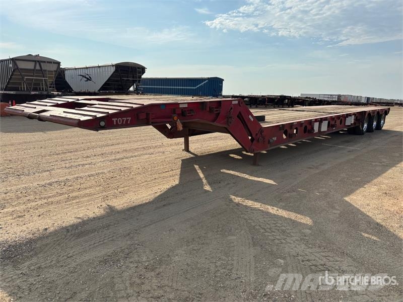 Edmonton Trailer 53 ft Tri/A Folding Neck Trailer Pranchas / Carrega-tudo
