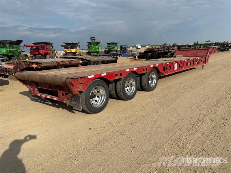 Edmonton Trailer 53 ft Tri/A Folding Neck Trailer Pranchas / Carrega-tudo