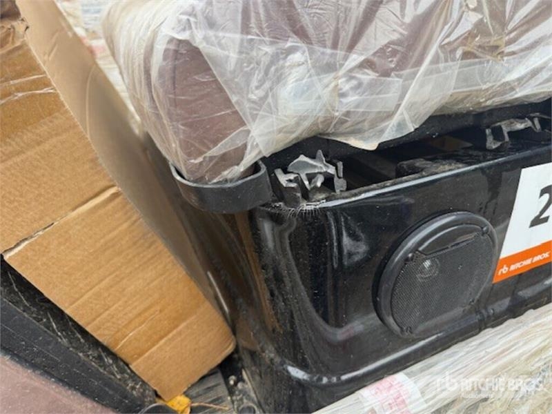 Electric Black Four-Seater Golf Cart (Inoperable) عربات الجولف