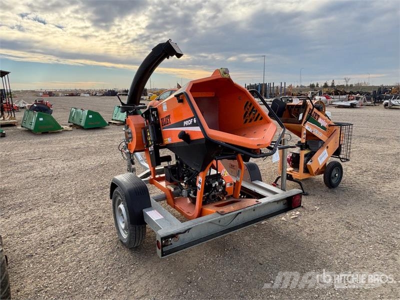 Eliet Prof 6 Tow-Behind Wood Chipper ماكينات تقطيع أخشاب الحراجة