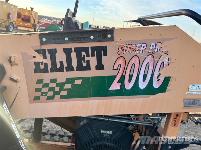 Eliet Super Prof 2000 Tracked Wood Chipper Trituradoras de madera