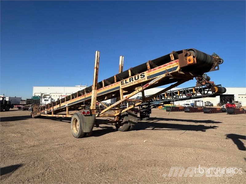 Elrus 36 in x 60 ft Portable Transfer Conveyor Būvniecība- Citi