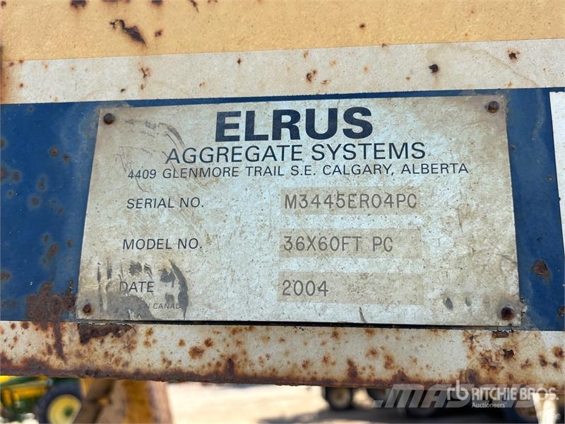 Elrus 36 in x 60 ft Portable Transfer Conveyor Būvniecība- Citi