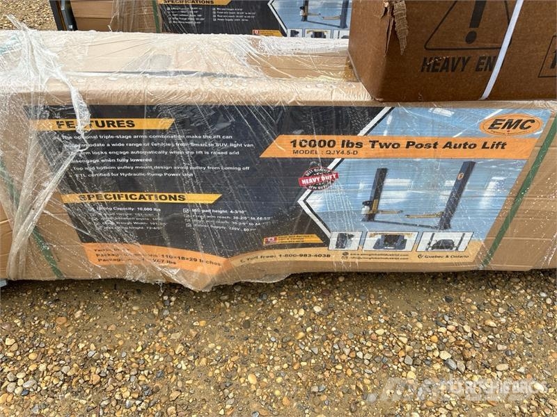 EMC 10,000 Lbs Two Post Car Lift (Unused) Drugi deli