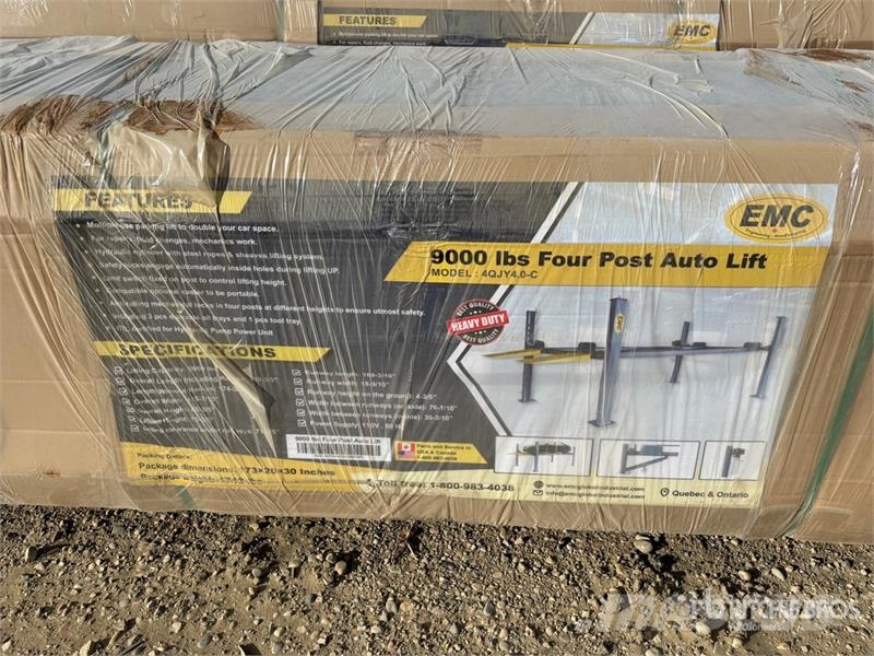 EMC 4QJY4.0-C 9000 lb Four Post Car Lift (Unused) 其他組件
