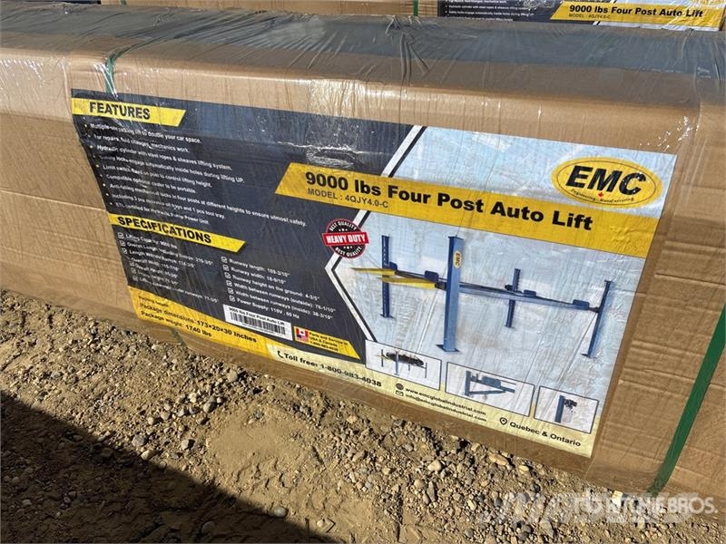 EMC 4QJY4.0-C 9000 lbs Four Post Car Lift (Unused) Drugi deli